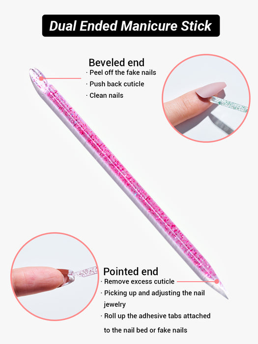 Manicure Tool Kit B (Nail Glue+Nail Glue Debonder+Acrylic Sticks+Alcohol Prep Pads)