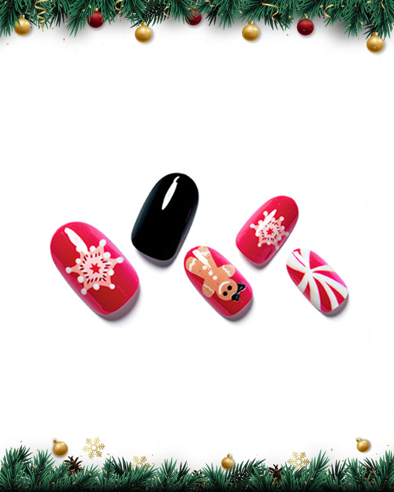 Christmas Gingerbread Man/Oval