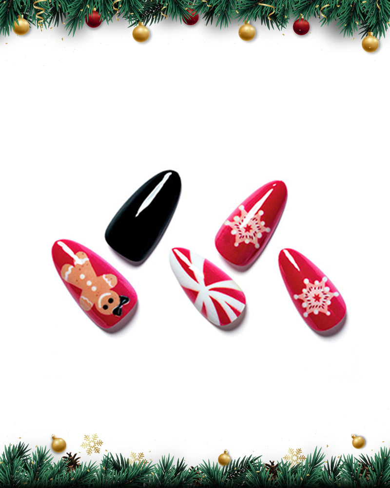 Christmas Gingerbread Man/ Almond