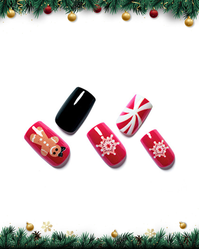 Christmas Gingerbread Man/Square