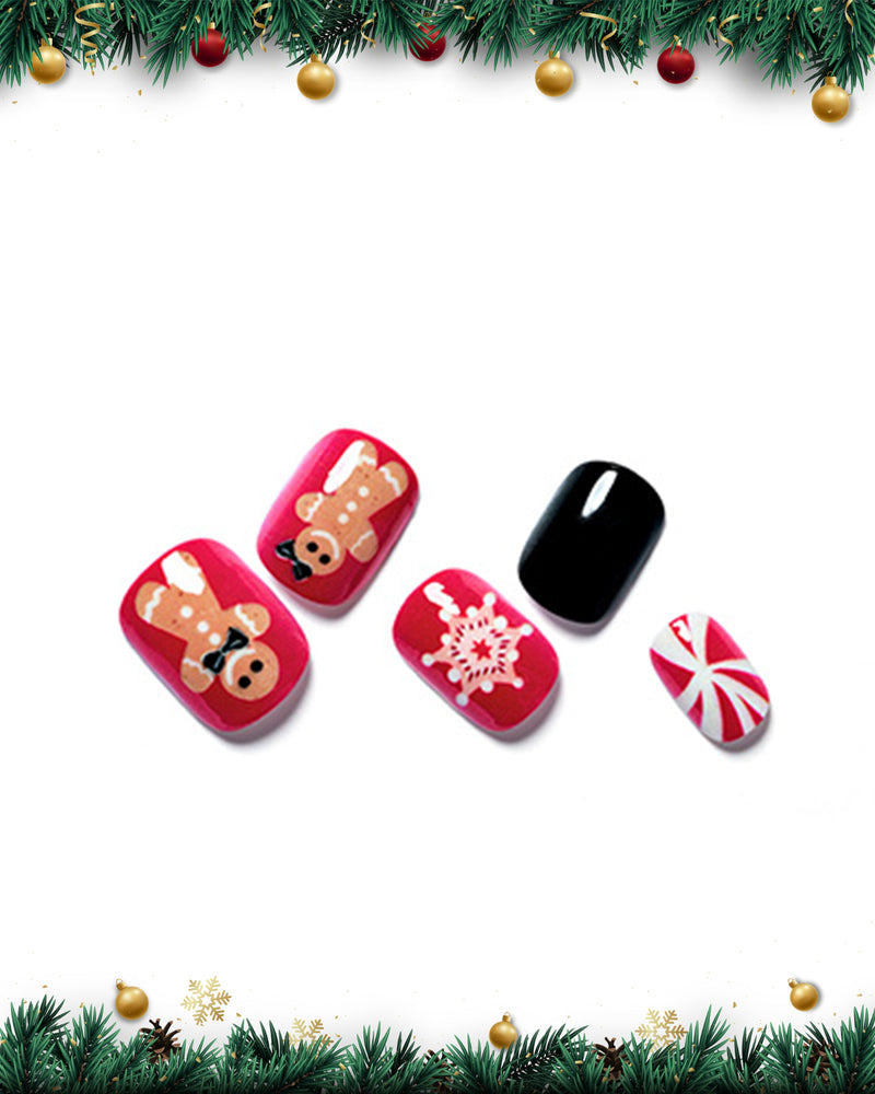 Christmas Gingerbread Man/Squoval