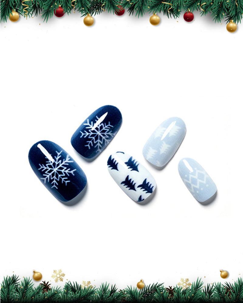 Christmas Stamp/Oval