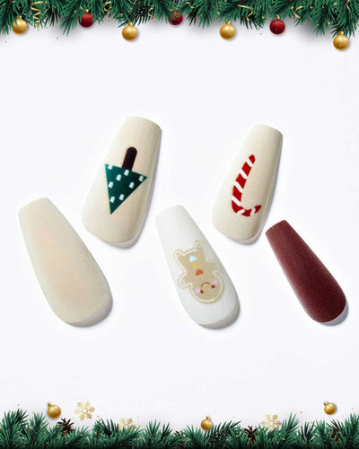 Christmas Candy/ Medium Long Coffin