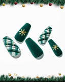 Christmas Green Grid