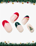 Christmas French Tip/Oval
