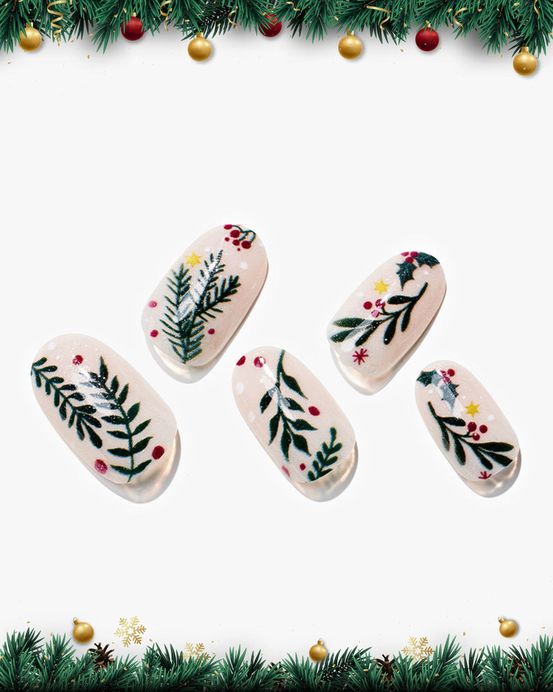 Christmas Plants/Oval