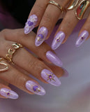 Cat Eye/Purple Heart(Handmade)+
