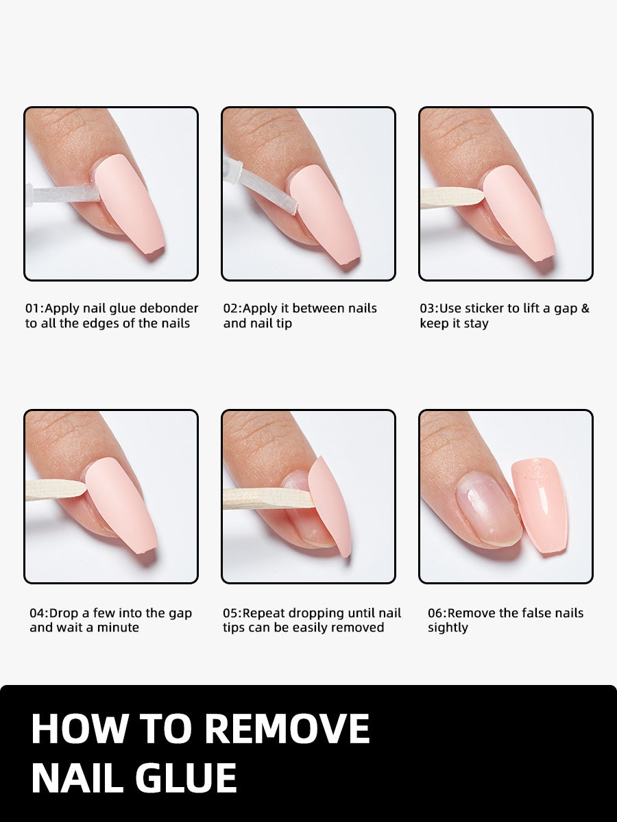 Gel Remover for Nails, Nail Glue Remover for Glue On Nails