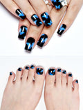 Fluorescent Butterfly/ Handnails + Toenails