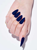 Dark Blue Matte/Almond