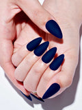 Dark Blue Matte/Almond