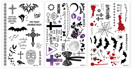 FREE GIFT-One Random Halloween Tattoo Sticker As A Free Gift