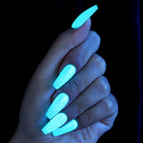 Neon / Electric Blue(Use Real Nail Gel)