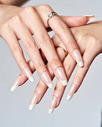 French Tip Design Nail Sets / 3 PCS