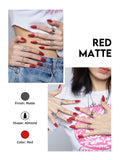 Red Matte/Almond