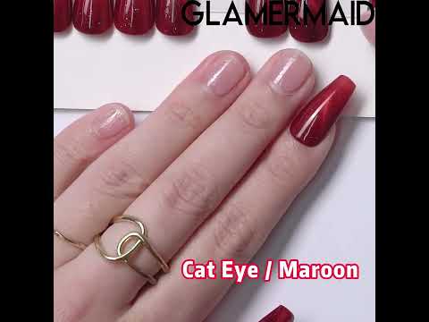 Cat Eye / Maroon (Handmade)