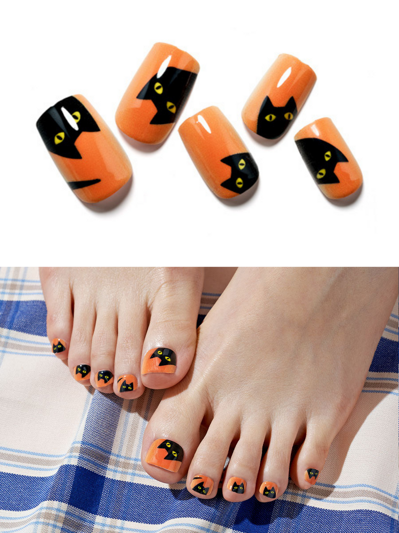 Coral Pop/Hand nails+toe nails